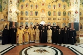 Делегация Московского Патриархата, принимавшая участие в международной конференции «Монашество и современный мир» на Кипре, отбыла в Москву