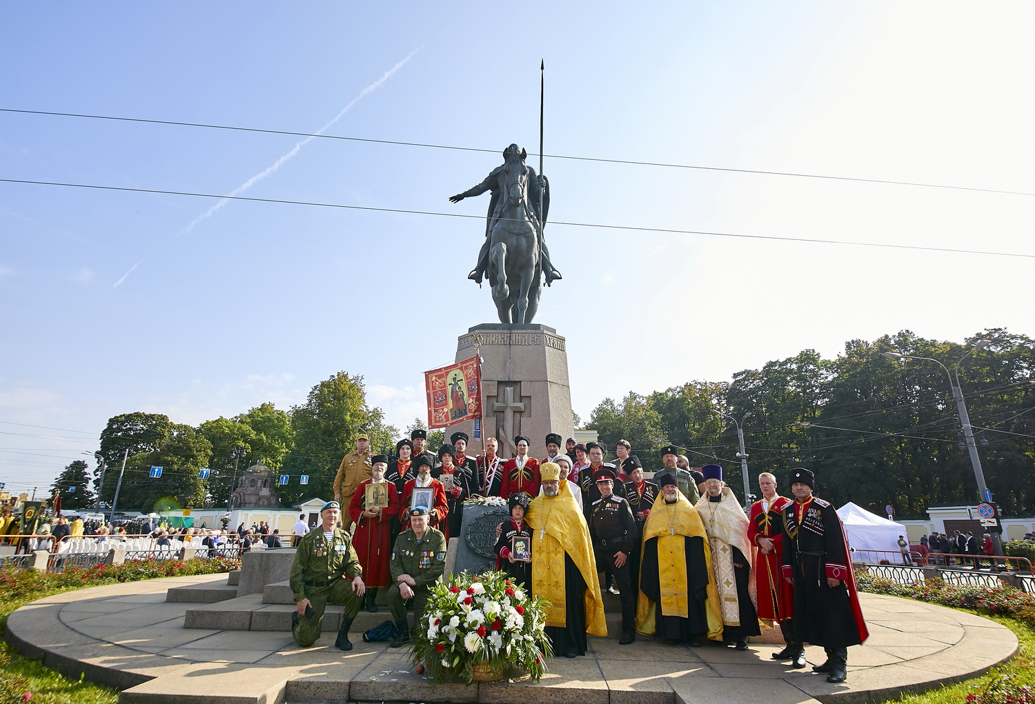 12 сентября 2023 года. Крестный ход в день перенесения мощей святого  благоверного князя Александра Невского -События Конвой Святого Царя  Страстотерпца Николая II(2)